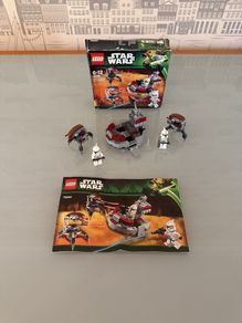 Lego 75000 Clone Troopers vs Droidekas