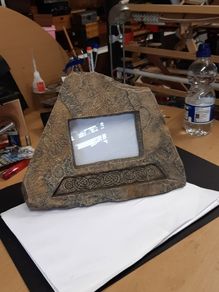 Photo frame celtic stone