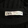 ZARA Pleated Billowy Blouse XXL New Image 3