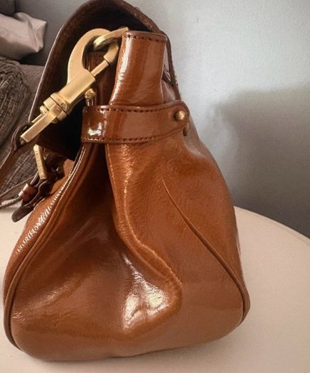 Mulberry Alexa satchel, vintage glazed tan leather
