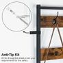 Coat Stand, Coat Rack with Shoe Storage, Free Standing Hall Tree with 9 Hooks Image 5