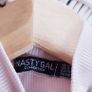 Nasty Gal Open Back Pink Top - Size 6 Image 2