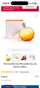 Hermes Elixir des Merveilles 100ml for her