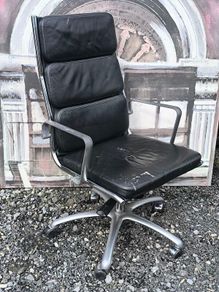 Licensed ICF Milan Eames Soft Pad Executive Office Chair