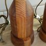 2 Solid Wooden Lamp Bases Image 3