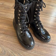 tommy hilfiger leather boots