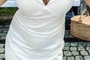 White stunning dress