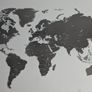 vinyl wall sticker of the world Image 4