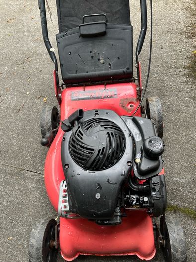 Petrol lawn mower