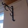 Heavy Duty Vintage Wrought Iron Six Bottle Wall Hanging Wine Rack Image 10