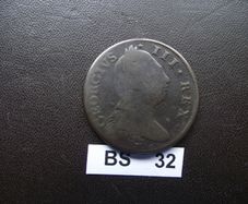 Hibernia. Half Penny. George III. 1782?