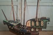 Scratch Built Folk Art Model Ship