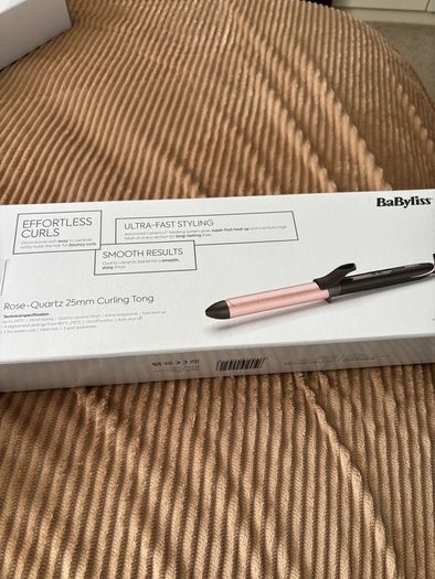 BaByliss Rose Quartz 25mm Curling Tong