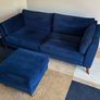 Ez Living Kendal Navy Blue 3 Seater Sofa Couch Image 4