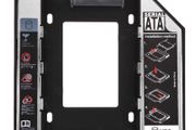 2.5" SATA 2nd HDD SSD 9.5mm Hard Drive Caddy Adapter for Laptop PC Universal