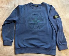 Stone Island Sweatshirt Blue Original Badge