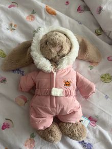 jellycat snowsuit bunny BNWT