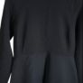 top zara long sleeve round neck suit fabric top with peplum Image 2