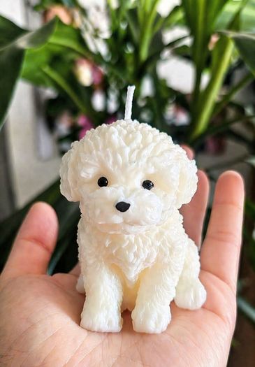 Soy Wax Puppy Candle