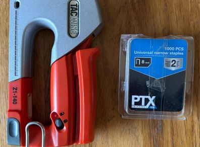 Tacwise Z1-140 Heavy Duty Metal Staple Gun Uses Type 140   6 - 8 mm Staples