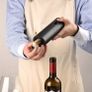 Electric Wine Opener Automatic Corkscrew with Aerator Pourer Foil Cutter One Click Button Battery Opener for Kitchen Bar Party Image 2