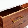 Sideboard 110x35x70 cm Solid Acacia Wood and MDF Image 6