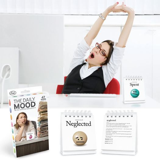 DAILY MOOD Flipchart - Office Gift, Counter-top