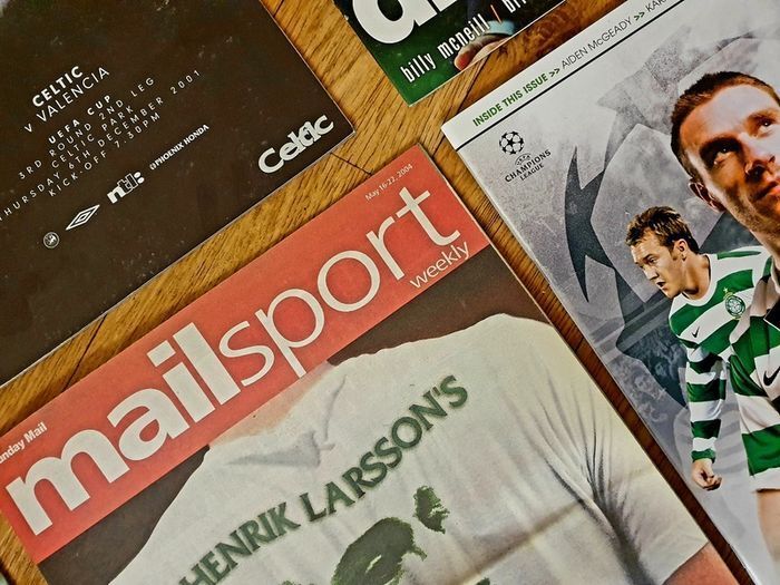 Celtic FC O'Neill & Larsson Era Memorabilia Bundle