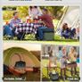 Portable Toilet for Adults, Camping Toilet Max 150KG Compost Toilet with Curing Agent, Potty Loo for Pool Party Camping Fishing Caravan Picnic & Festivals Image 6