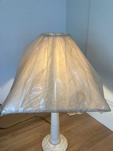 Vintage Table Lamp - Alabaster