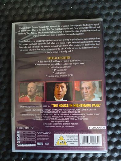 The House in Nightmare Park DVD (Slim Case) Frankie Howerd REGION 2 PAL