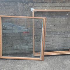 Large Timber Frame Double Glazed Skylights / Roof Windows x2 - With Flashings & Frame Components