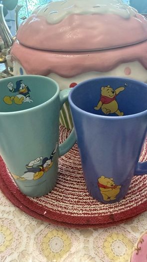 Disney Mugs  Donald Duck Winnie the Pooh