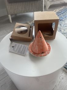 French Merlin Natural  Incense Burner