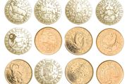 San Marino 5 Euro Coin Zodiac Coins Full Set with Box 2018-2021