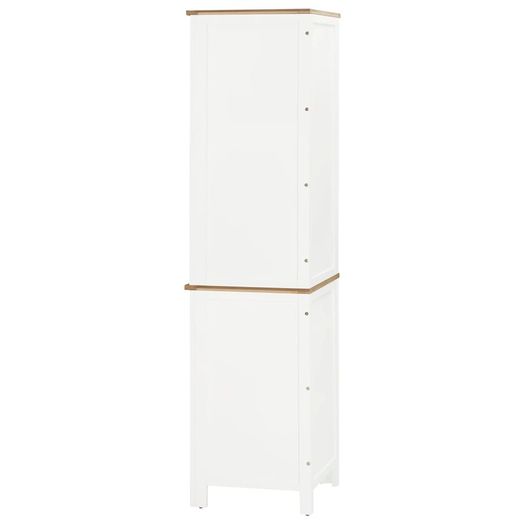 Corner Cabinet 59x36x180 cm Solid Oak Wood