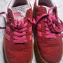Adidas Gazelle Bold Women's Platform Trainers Suede Red Pink Size UK 4 1/4 Image 7