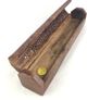 Wooden letter rack, incense burner and pen stand Image 4