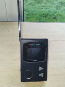 Citizen ST955 portable, pocket-sized television with a color LCD screen