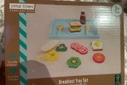 Wooden Breakfast Tray Set
