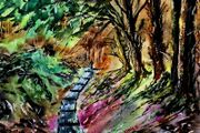 Ballinastoe woods walk Watercolour