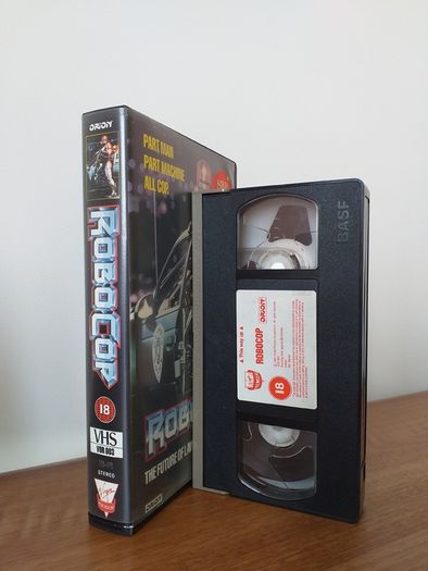 ROBOCOP VHS Pal Video Cassette Tape 1987 Virgin/Orion Release Take A Look At What This VHS Tape Would Cost You Back In 1987 ( Last Price Lower)