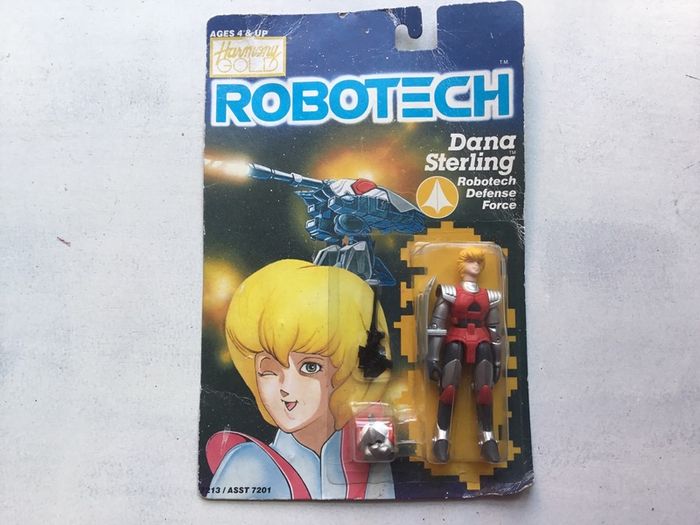 Rare 80s Vintage ROBOTECH Dana Sterling Japanese Action Figure DEAD STOCK