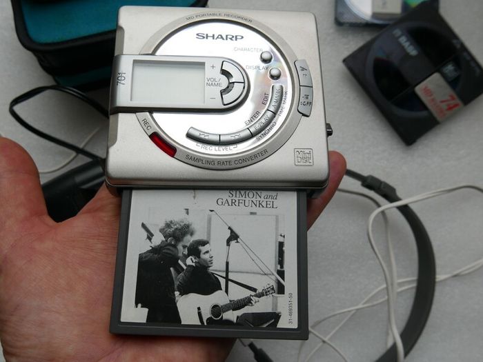 Sharp Minidisc Recorder Player Md Ms701h  Works Well.