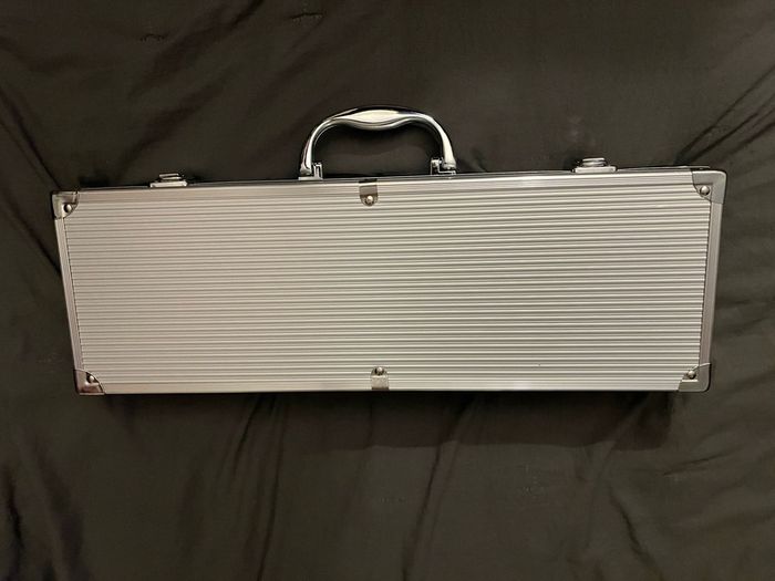 aluminum suitcase
