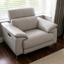Leather Sofa & Matching Armchair Excellent Condition Image 3
