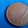 Irish Penny 1968. Image 6