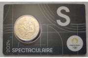 France 2 Euro Base Metals Brilliant Uncirculated Coin 2024 - Hercules - Olympic Games Paris 2024