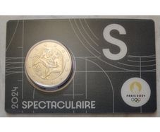 France 2 Euro Base Metals Brilliant Uncirculated Coin 2024 - Hercules - Olympic Games Paris 2024