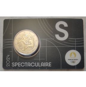 France 2 Euro Base Metals Brilliant Uncirculated Coin 2024 - Hercules - Olympic Games Paris 2024